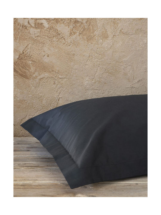 Nima Superior Kissenbezug-Set Oxford Black 52x7...