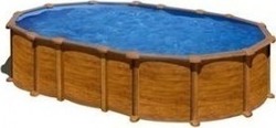 Gre Amazonia Oval KITPROV7388WO Pool with Metallic Frame 730x375x132cm