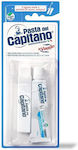 Pasta del Capitano Set κατά Τερηδόνας 25ml + Μίνι Οδοντό Zahnpasta für Plakette & Hohlräume 25ml