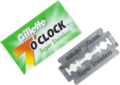 Gillette 7 O' Clock Green Super Stainless 5Stück