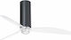 Faro Barcelona Tube Fan M Ceiling Fan 128cm Shi...