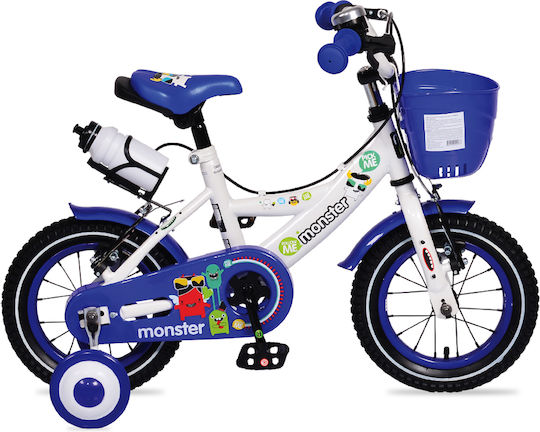 Byox Monster 1281 12" Kids Bicycle BMX Blue