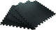Toorx Gym Floor Puzzle Mat MAT-60 Black 4pcs 61x61x1.2cm