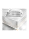 La Luna Luxurious Pillow Protector Set Quilted White 50x80cm.