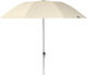 Terra Nation Ruakiri Plus Foldable Beach Aluminum Umbrella 2m with UV Protection and Air Vent Beige