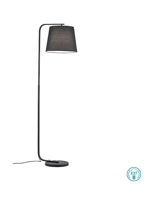 Viokef Cobbe Classic Floor Lamp E27 H164xW48cm Black