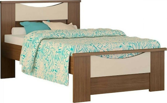 Lächeln Kinderbett Klassisch Einzeln Beige für Matratze 90x190cm
