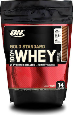 Optimum Nutrition Gold Standard 100% Whey Πρωτεΐνη Ορού Γάλακτος με Γεύση Double Rich Chocolate 454gr