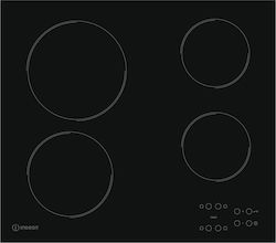 Indesit RI 161 C F104269 Plită Ceramică Autonomă cu Funcție de Blocare 58x51εκ.