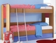 Samos 3 Kinderbett Koje Einzeln Mehrfarbig für Matratze 90x190cm
