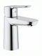 Grohe BauEDGE Αναμεικτική Μπαταρία Νιπτήρα Ασημί