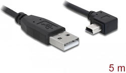 DeLock 82684 USB 2.0 USB-A мъжки към мини USB-B мъжки 5м USB кабел