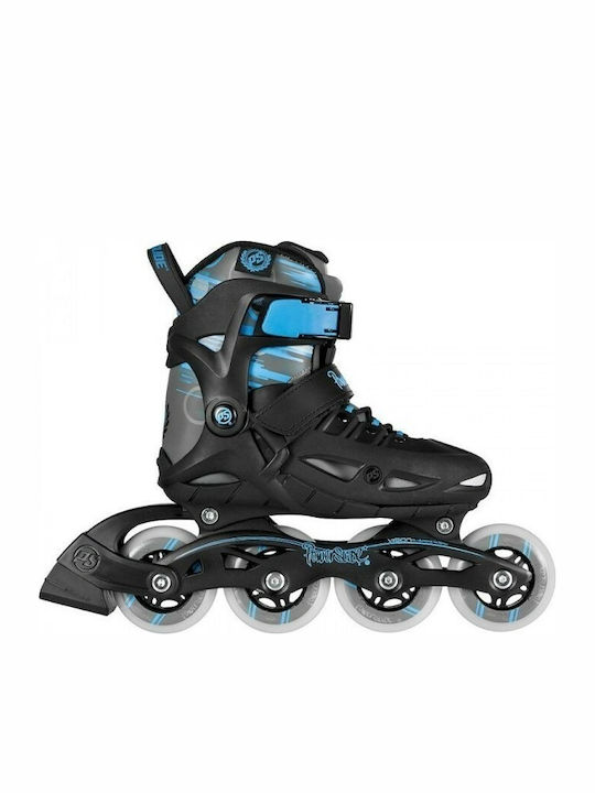 Powerslide Phu Inline Αυξομειούμενα Rollers Μαύρα Παιδικά