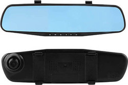 1080P Mirror Car DVR Set with Rear Camera, 4.3" Display with Clip