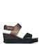 Clarks Akilah Haze Platforme dama Negre