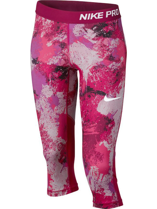 Nike Leggings pentru Copii Roz Pro Cool Capri