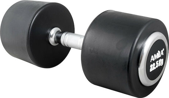 AMILA Rubber Round Dumbbell 1 x 7.50kg