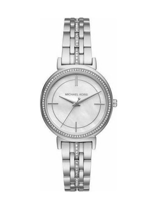 Michael Kors Cinthia Uhr mit Silber Metallarmband