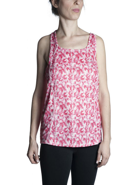 GSA Cyber Camo Tank 192706 Pink Femeie Sport Bluză Fără mâneci Multicolor