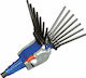 Lisam Oliwatt 2 Olivenernter Batterie Typ Harke mit fester Stange 2m und Gewicht 2.9kg