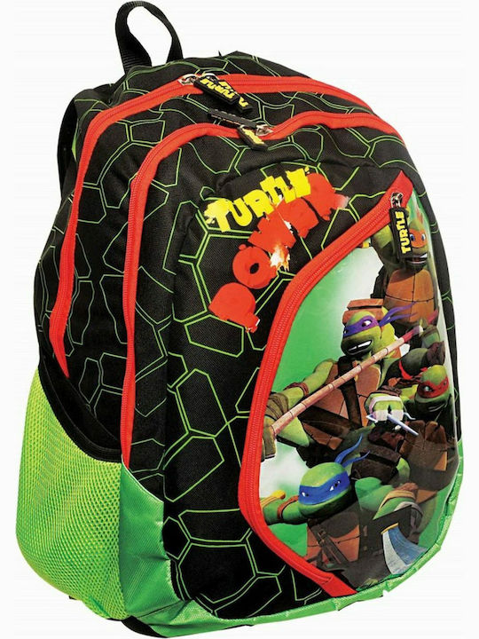 Gim Ninja Power Turtle Ghiozdan Școlar de Spate Scoala primara Multicolor