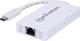 Manhattan USB-ETGIGA-3UC Hub 3 Ports USB 3.0 with USB-C Connection Ethernet White