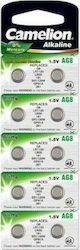 Camelion AG8 Αλκαλικές Μπαταρίες LR55 1.5V 10τμχ