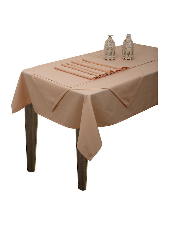 Viopros Tablecloth Sarah 2 Peach 160x250cm