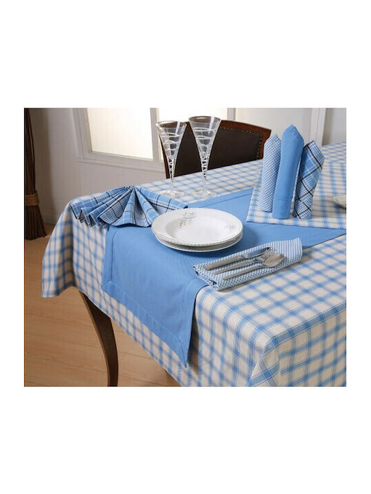 Viopros Tablecloth Wales Blue 140x180cm 637295