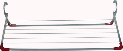 Aplostrak Άρτεμις Απλώστρα Κρεμαστή από Αλουμίνιο για το Μπαλκόνι με Μήκος Απλώματος 9m