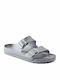 Birkenstock Arizona Essentials EVA Women's Slides Metallic Silver