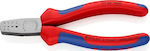 Knipex Crimping Tool 0.25-2.5mm² Cross Section Insulated Acrochyton Vibration (Length 145mm)