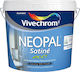 Vivechrom Neopal Satine Eco Plastic Ecological Paint for Interior Use White 10lt