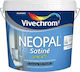 Vivechrom Neopal Satine Eco Plastic Ecological Paint for Interior Use White 3lt