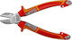NWS Side Cutter Angled Electrician Length 160mm
