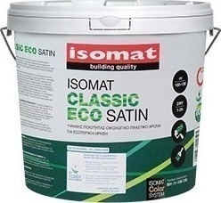 Isomat Classic Eco Satin Plastic Ecological Paint for Interior Use White 3lt