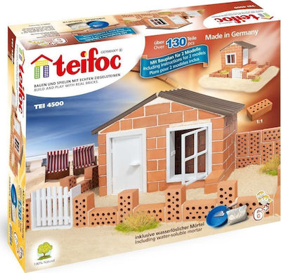 Teifoc Construction & Building Toy Χτίζοντας Καλοκαιρινό Σπίτι Kid 6++ years