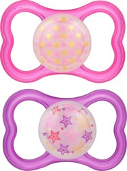 Mam Night Orthodontic Silicone Pacifiers Air fo...