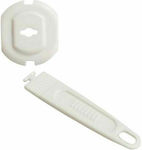 Outlet Cover Protectors made of Plastic in White Color 5pcs