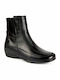 Leather Women's Ankle Boots Black