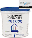 Nanophos SurfaPaint ThermoDry Interior Plastic Thermal insulation Acrilyc Paint for Interior Use White 3lt