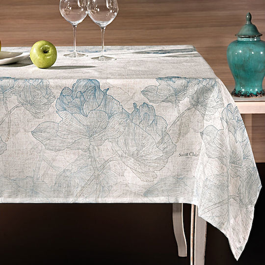 Saint Clair Față de masă Rezistent la pete 1009 Benzină 145x180cm