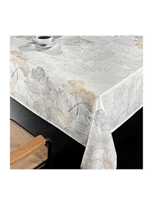 Saint Clair Față de masă Rezistent la pete 1009 Bej 145x180cm