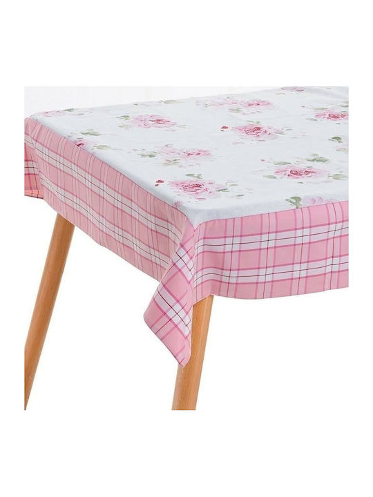 Inart Kariert Bella Rosa 120x120cm