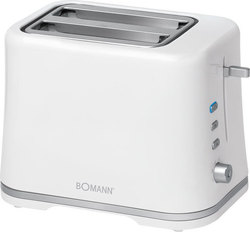 Bomann TA 1577 CB 138-0442 Toaster 2 Schlitze 870W Weiß