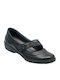 8019 Anatomic Women's Leather Black Slip-Ons