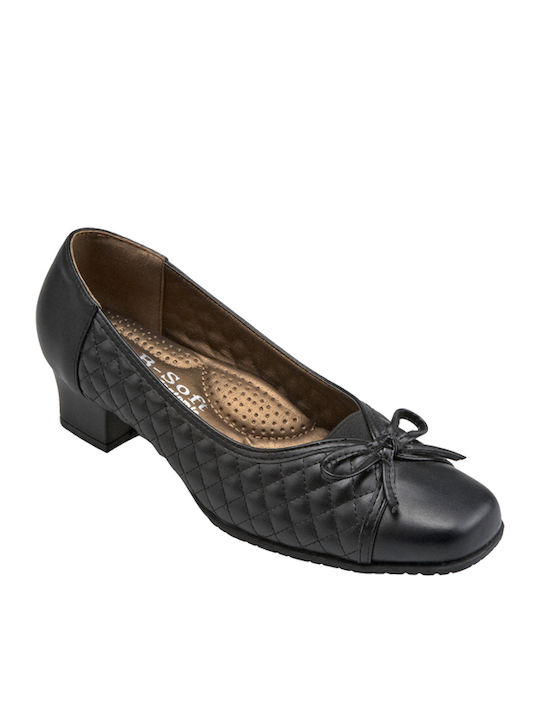 B-Soft Pantofi cu toc Negre