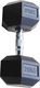 Toorx Rubber Hexagon Dumbbell 1 x 20kg