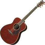 Yamaha Semi-Acoustic Guitar LS6 ARE Brown