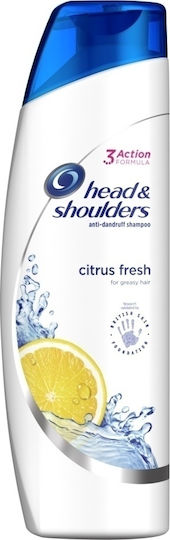 Head & Shoulders Citrus Fresh Shampoos against Dandruff for Oily Hair 360ml